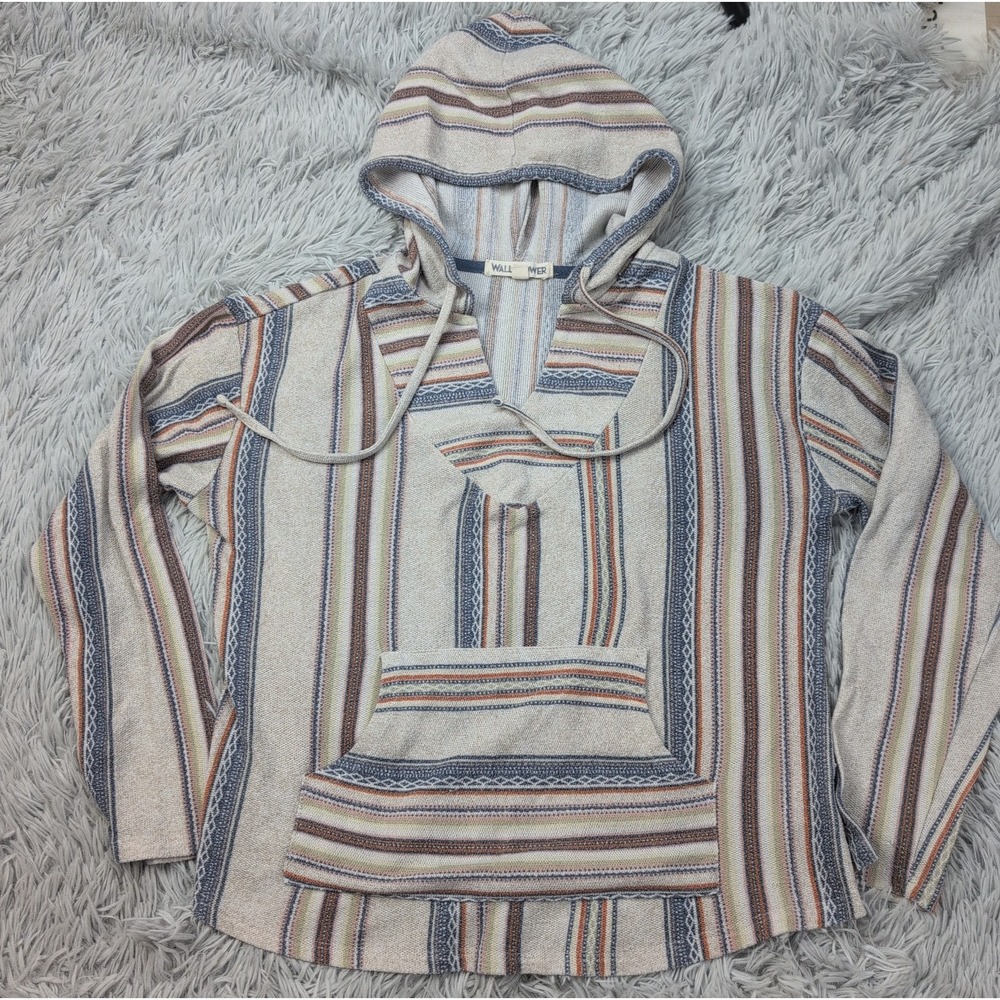 Wallflower Girls Sweatshirt L Hoodie Southwestern Aztec Poncho Cowgirl